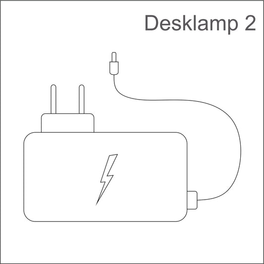 Adapter för Lumie Desklamp 2 - Vit model