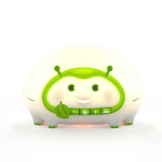 Lumie Bedbug är en ljusterapilampa för barn som söker trygghet vid läggdags