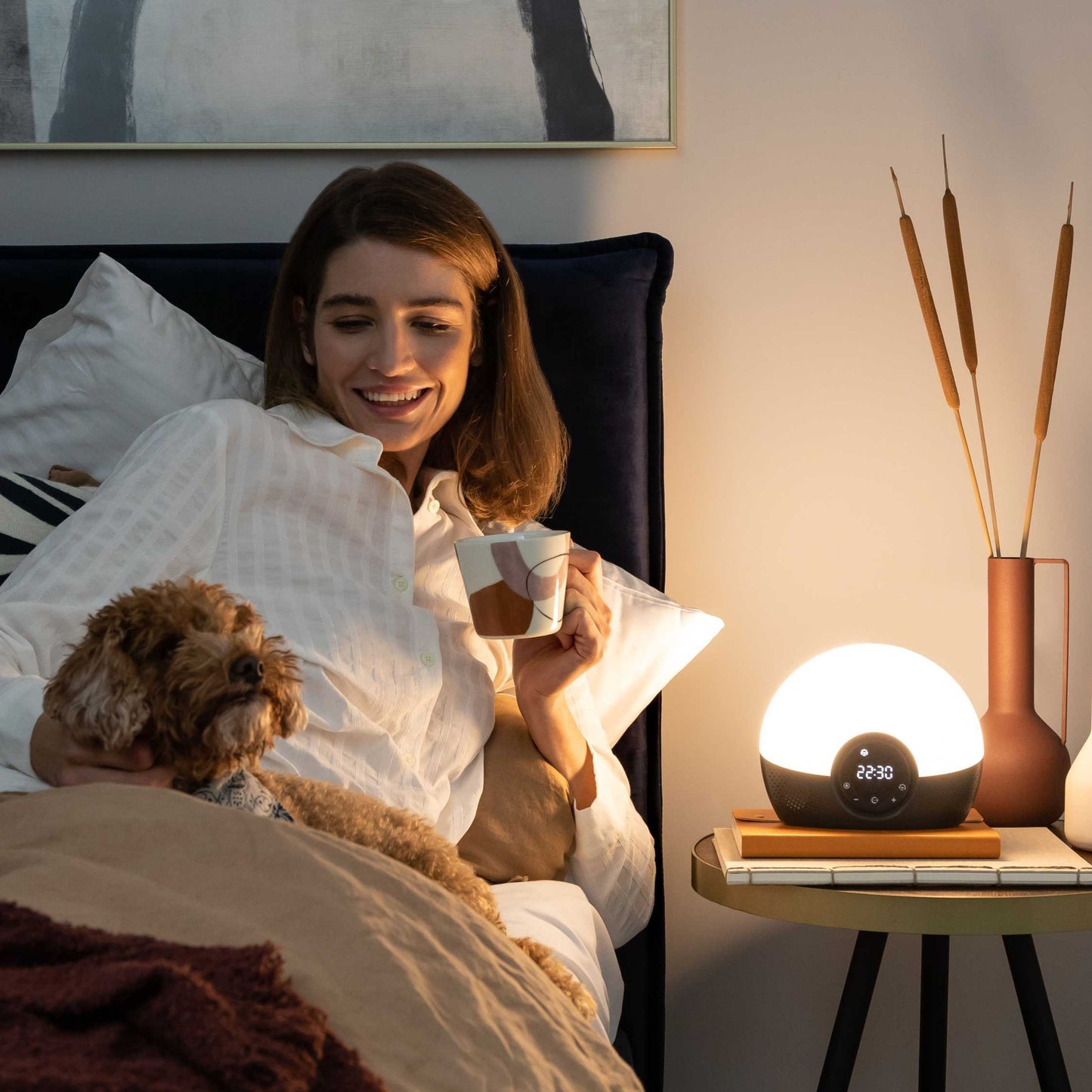 Lumie Bodyclock Glow är en wake-up lampa med naturliga ljud