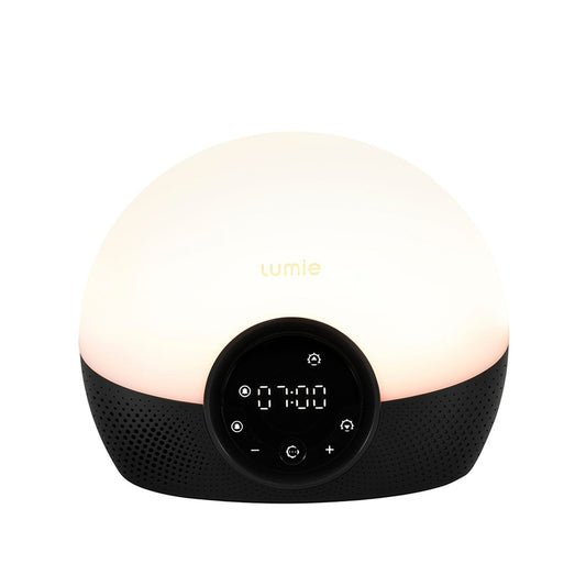Lumie Bodyclock Glow är en wake-up lampa med naturliga ljud