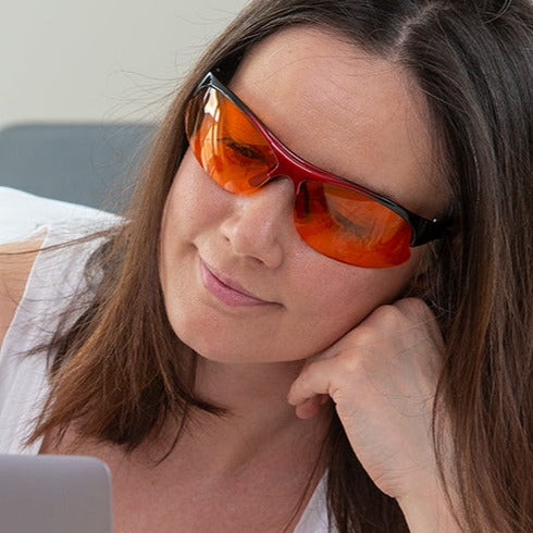 MelaMedic Berlin Sömnglasögon glasögon gör att du somnar lättare